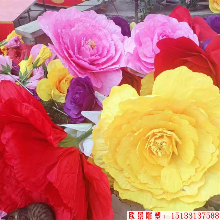 玻璃钢花篮雕塑,仿天安门花篮,花卉绢花花篮8